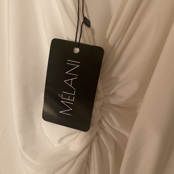 White Low Back Maxi Dress - Picture 3 of 3